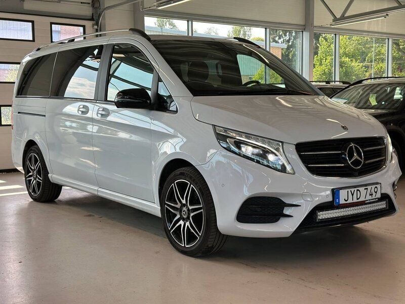 Begagnad Mercedes V250 AMG 191 HK (140 kW) 2018 Vit Minibuss