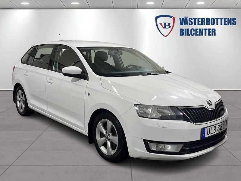 Vit Begagnad 2014 Skoda Rapid Kombi | 71 000 kr (Marknadspris) - Bild 1/4