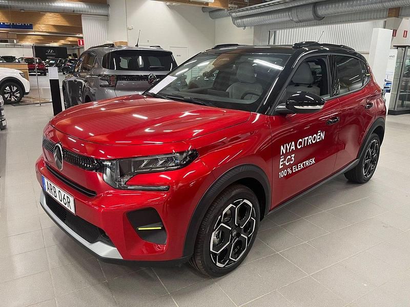 Röd Ny 2025 Citroën e-C3 Halvkombi | 309 900 kr (Marknadspris) - Bild 1/4