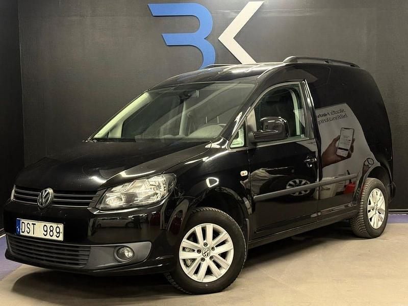 Svart Begagnad 2012 VW Caddy Minibuss | 59 900 kr (Marknadspris) - Bild 1/4