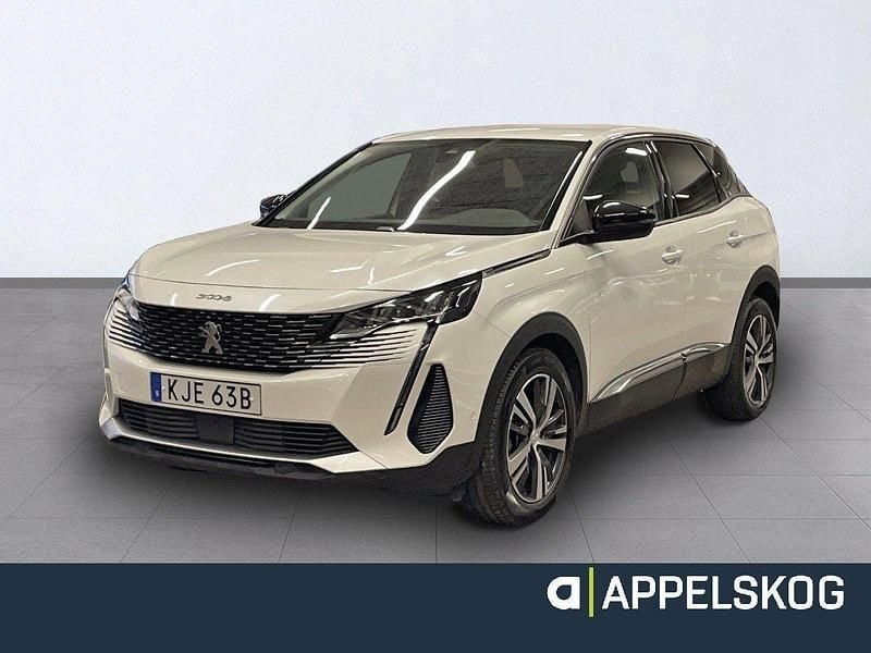 Vit Begagnad 2022 Peugeot 3008 Allure SUV | 248 900 kr (Marknadspris) - Bild 1/4