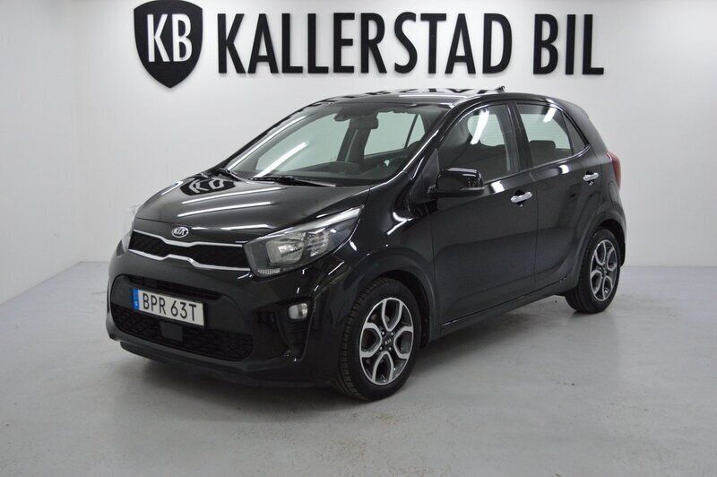 Svart Begagnad 2020 Kia Picanto Advance Halvkombi | 139 900 kr (Marknadspris) - Bild 1/4