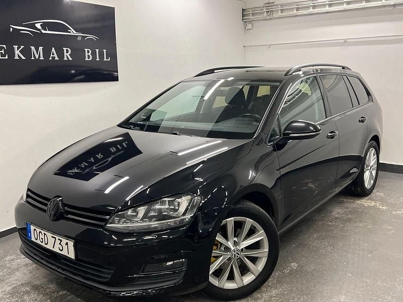 Svart Begagnad 2016 VW Golf VII Kombi | 139 900 kr (Marknadspris) - Bild 1/4