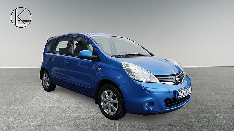 Begagnad Nissan Note 110 HK (80 kW) 2009 Blå Halvkombi