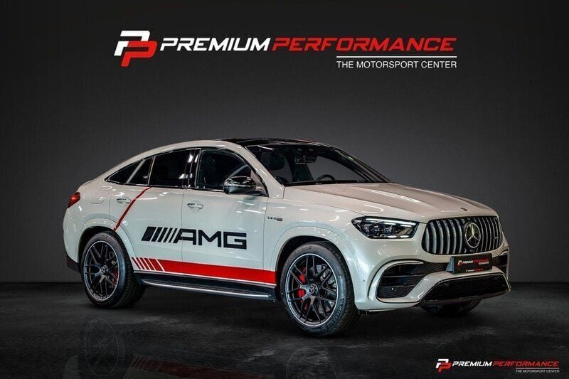 Vit Begagnad 2024 Mercedes GLE63 AMG AMG Sportkupé | 1 590 000 kr - Bild 1/4