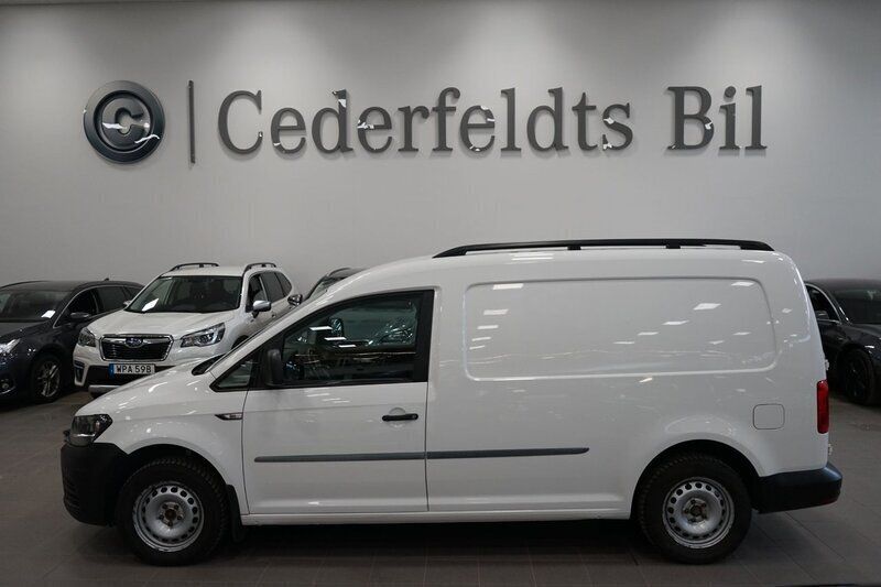 Vit Begagnad 2017 VW Caddy Maxi Minibuss | 129 900 kr (Marknadspris) - Bild 1/4