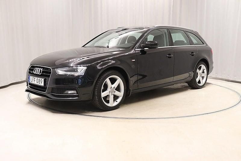 Brilliantsvart Begagnad 2015 Audi A4 S-Line Kombi | 119 900 kr (Marknadspris) - Bild 1/4