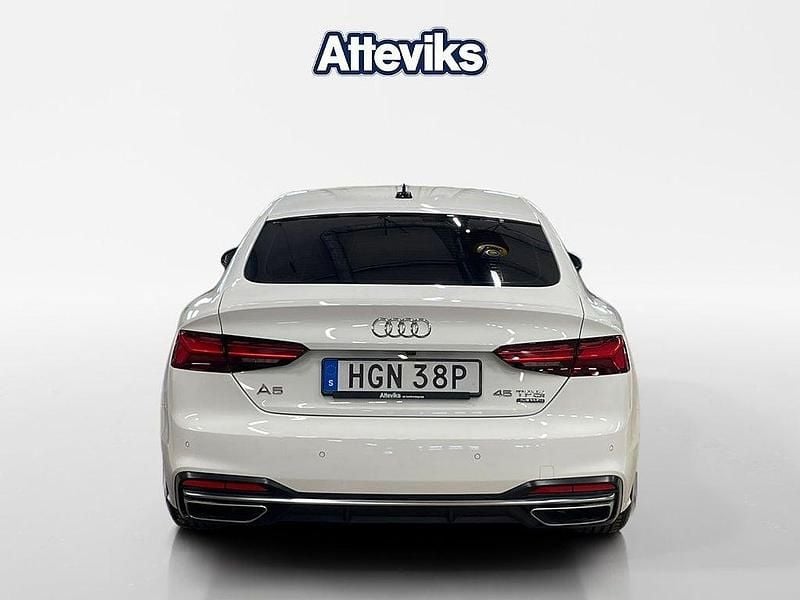 Begagnad Audi A5 Advanced 265 HK (194 kW) 2020 Vit Sportkupé