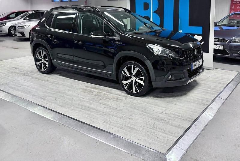 Svart Begagnad 2017 Peugeot 2008 GT SUV | 99 000 kr (Bra pris) - Bild 1/4
