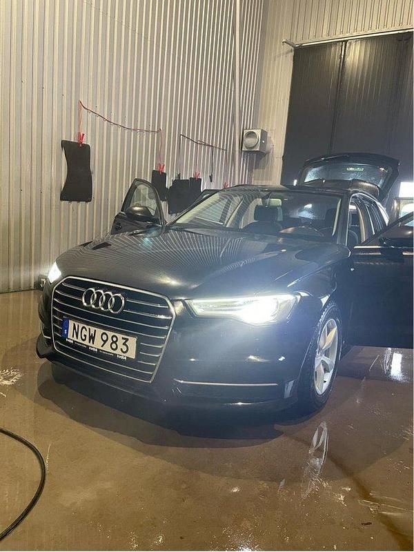 Svart Begagnad 2016 Audi A6 Ambition Kombi | 159 000 kr (Bra pris) - Bild 1/4