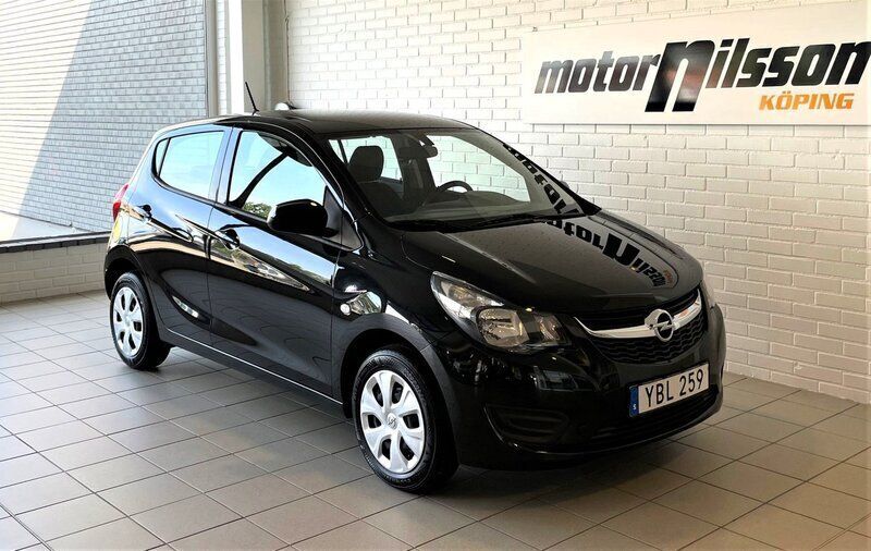 Svart Begagnad 2016 Opel Karl Halvkombi | 74 500 kr (Marknadspris) - Bild 1/4