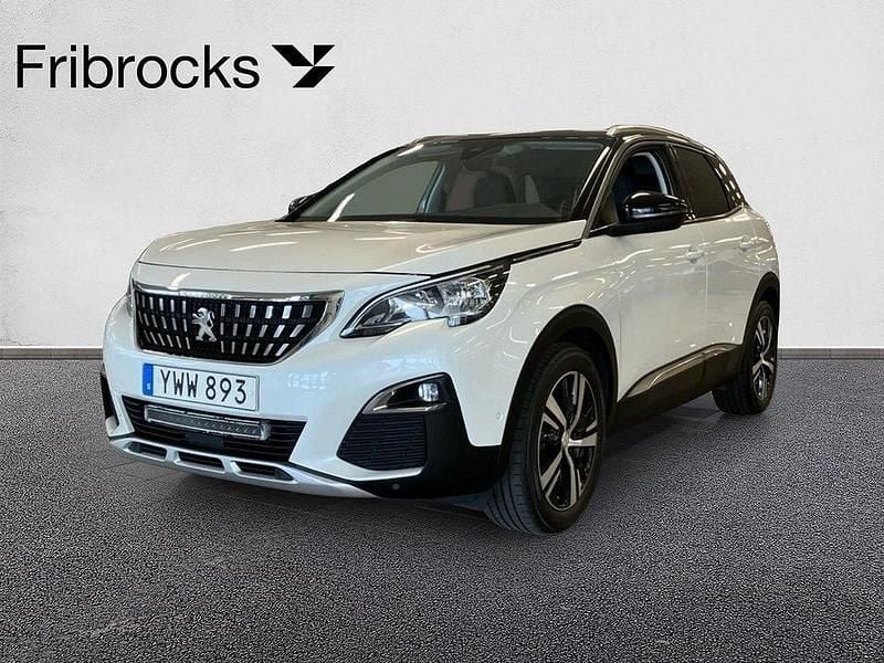 Vit Begagnad 2018 Peugeot 3008 Allure SUV | 168 800 kr (Marknadspris) - Bild 1/4