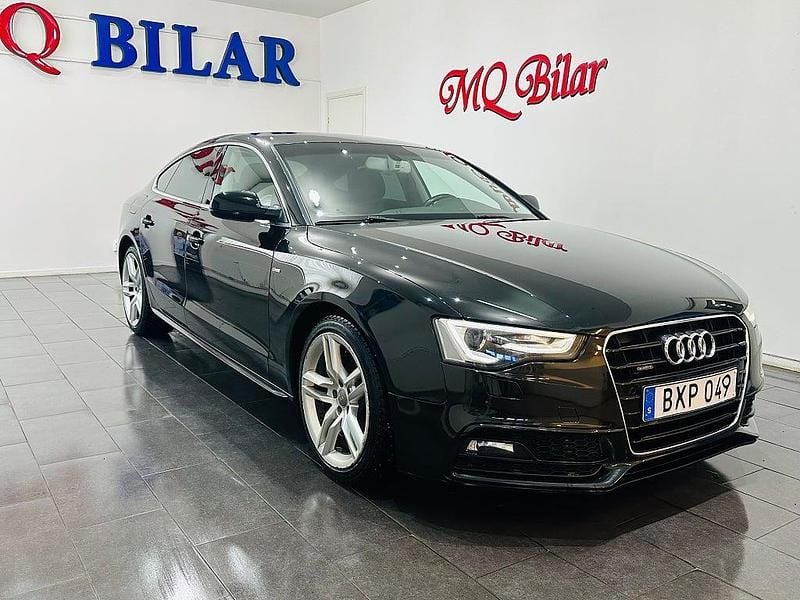 Begagnad Audi A5 Sportback S-Line 190 HK (139 kW) 2016 Svart Halvkombi