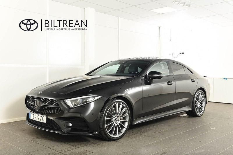 Svart Begagnad 2019 Mercedes CLS350 AMG Sportkupé | 529 900 kr - Bild 1/4