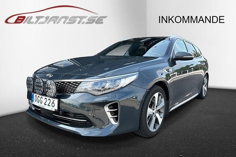 Grå Begagnad 2016 Kia Optima GT-Line Kombi | 169 900 kr (Marknadspris) - Bild 1/4