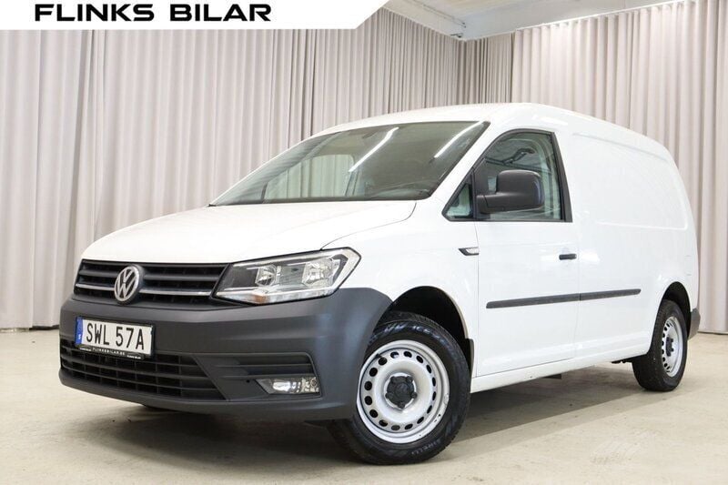 Vit Begagnad 2020 VW Caddy Maxi Minibuss | 179 900 kr (Marknadspris) - Bild 1/4