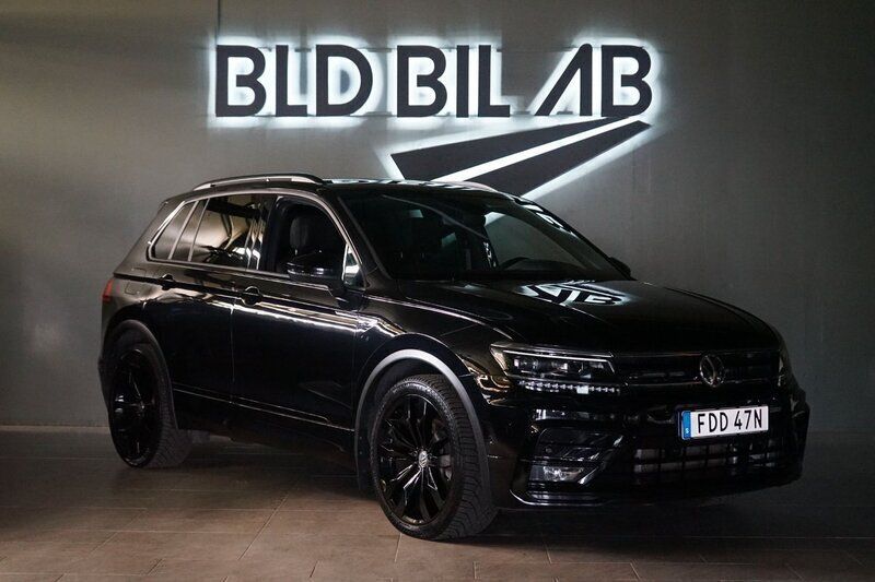 Svart Begagnad 2020 VW Tiguan GT SUV | 349 900 kr (Marknadspris) - Bild 1/4