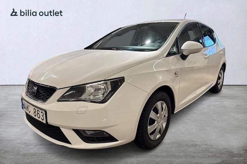 Begagnad Seat Ibiza Style 105 HK (77 kW) 2012 Vit Halvkombi