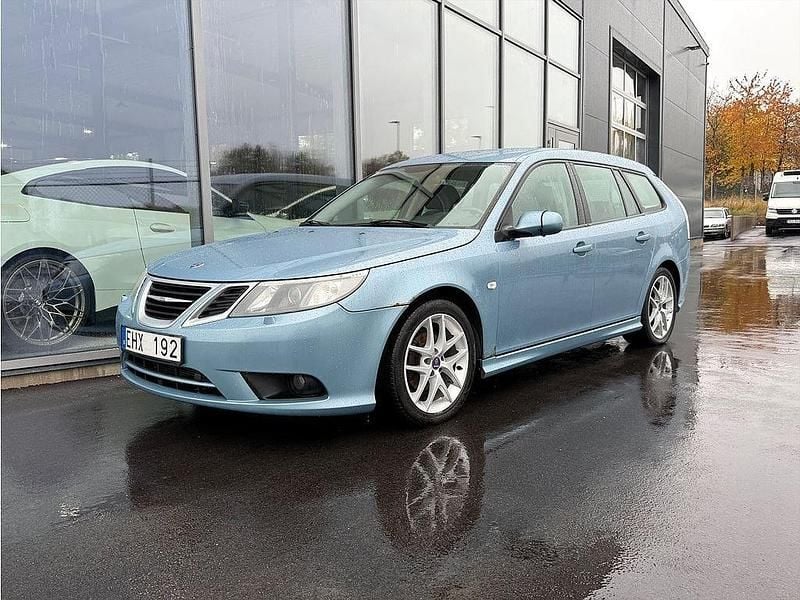 Blå Begagnad 2008 Saab 9-3 Vector Kombi | 19 900 kr (Bra pris) - Bild 1/4