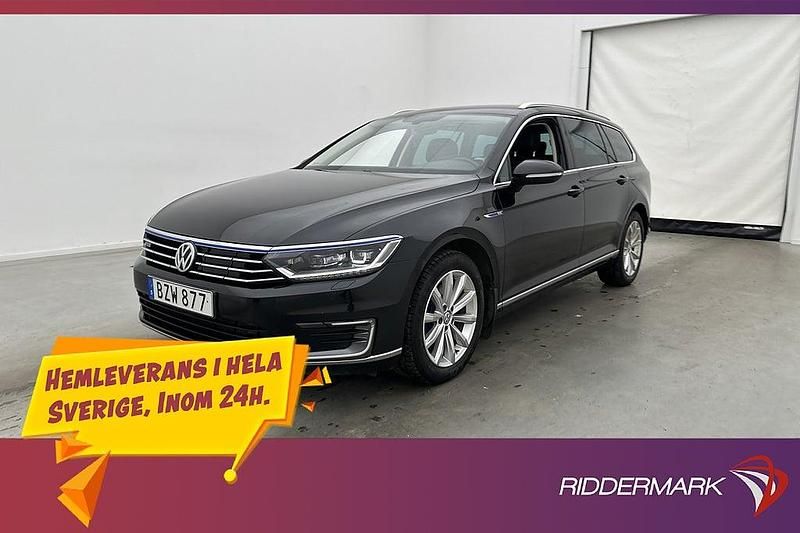 Svart Begagnad 2018 VW Passat GTE Kombi | 174 800 kr (Bra pris) - Bild 1/3