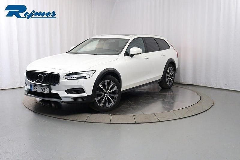 Vit Begagnad 2022 Volvo V90 CC Ultimate Kombi | 389 800 kr (Bra pris) - Bild 1/4