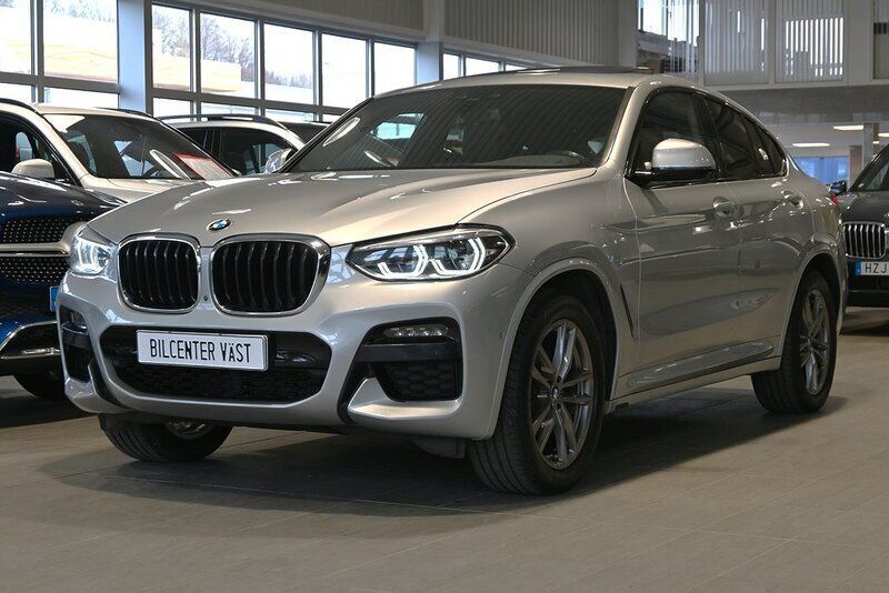 Silver (glaciärsilver metallic) Begagnad 2019 BMW X4 M Sport SUV | 384 000 kr (Lite dyr) - Bild 1/4