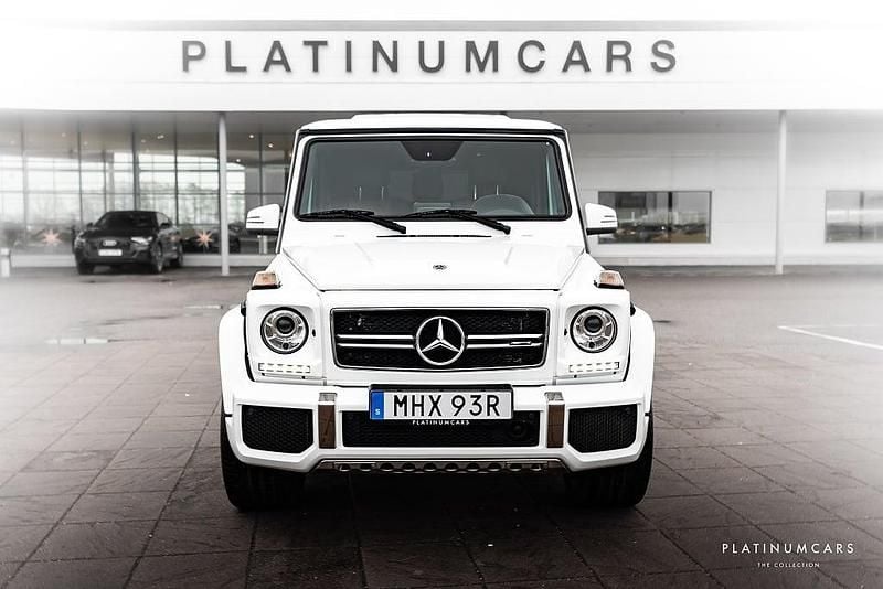 Begagnad Mercedes G63 AMG Exclusive 572 HK (420 kW) 2018 Vit SUV