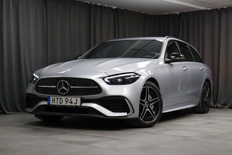 Silver Begagnad 2024 Mercedes C220 Advanced Plus Kombi | 589 000 kr (Dyr) - Bild 1/4