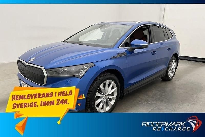 Blå Begagnad 2021 Skoda Enyaq iV SUV | 349 800 kr (Bra pris) - Bild 1/3