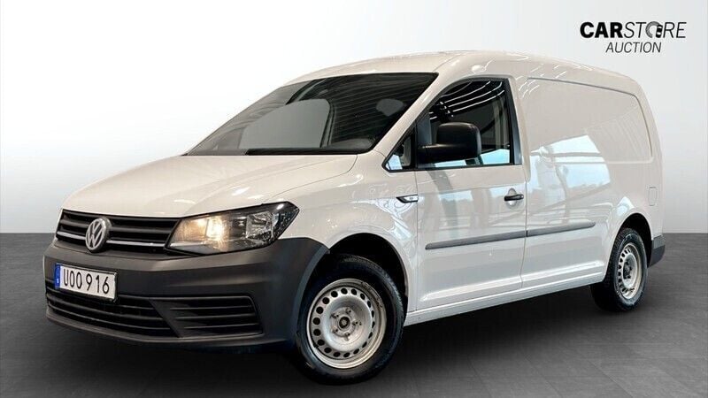 Vit (white) Begagnad 2018 VW Caddy Maxi Minibuss | 129 900 kr (Superpris) - Bild 1/4