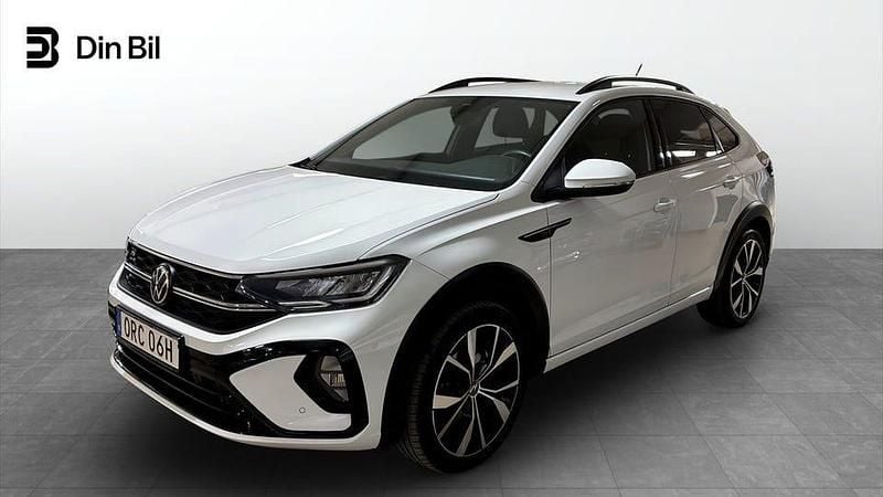 Vit Begagnad 2022 VW Taigo R-line SUV | 249 900 kr (Marknadspris) - Bild 1/4