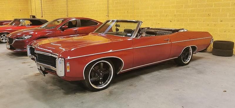 Begagnad Chevrolet Impala cabriolet 272 HK (200 kW) 1969 Röd Cab