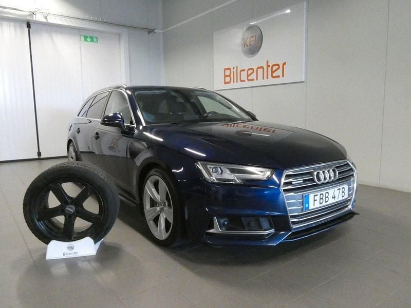 Blå Begagnad 2019 Audi A4 Kombi | 199 900 kr (Marknadspris) - Bild 1/3