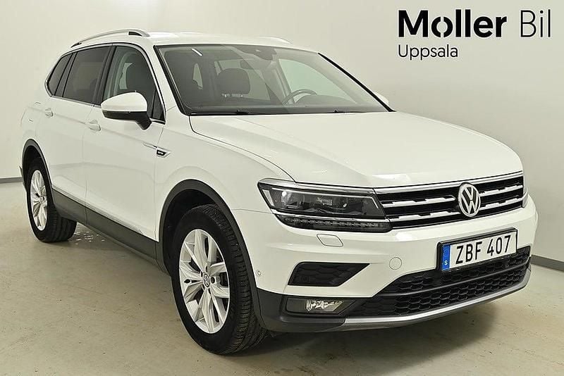 Begagnad VW Tiguan Allspace 180 HK (132 kW) 2018 Vit SUV