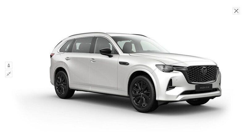 Vit Ny 2024 Mazda CX-80 Homura-Line SUV | 666 600 kr (Lite dyr) - Bild 1/4