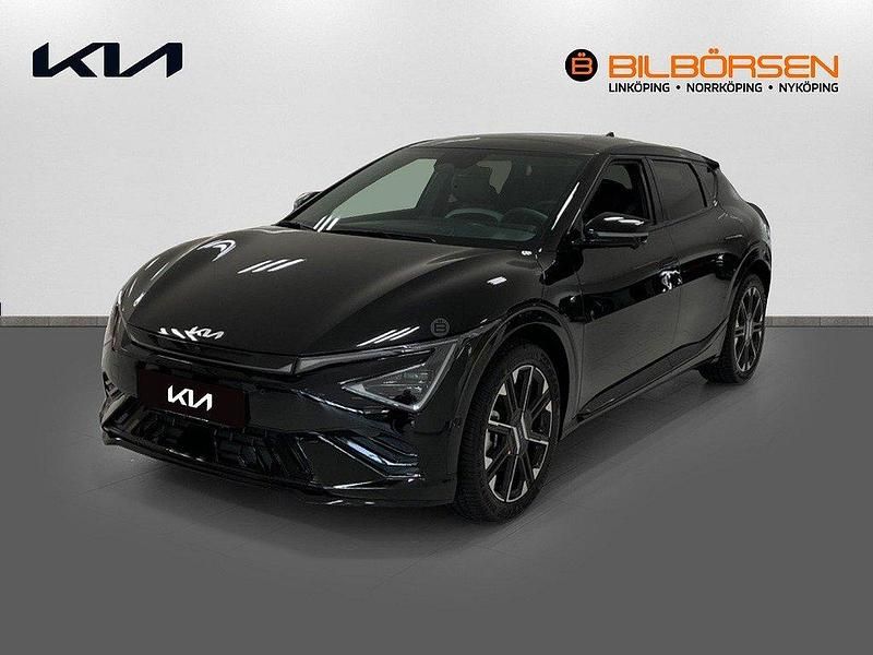 Svart (/abp/ aurora black pearl m) Begagnad 2024 Kia EV6 GT-Line SUV | 622 800 kr - Bild 1/4