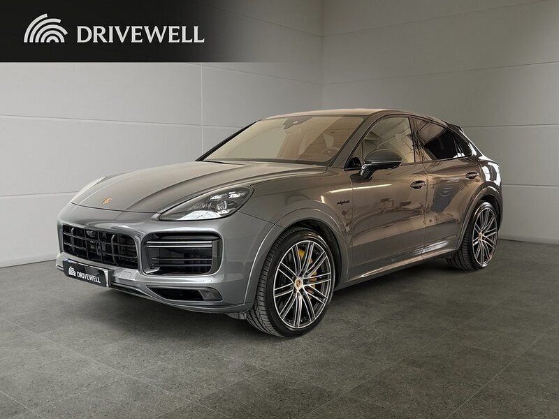 Mörkgrå Begagnad 2023 Porsche Cayenne Turbo S SUV | 1 599 000 kr - Bild 1/4