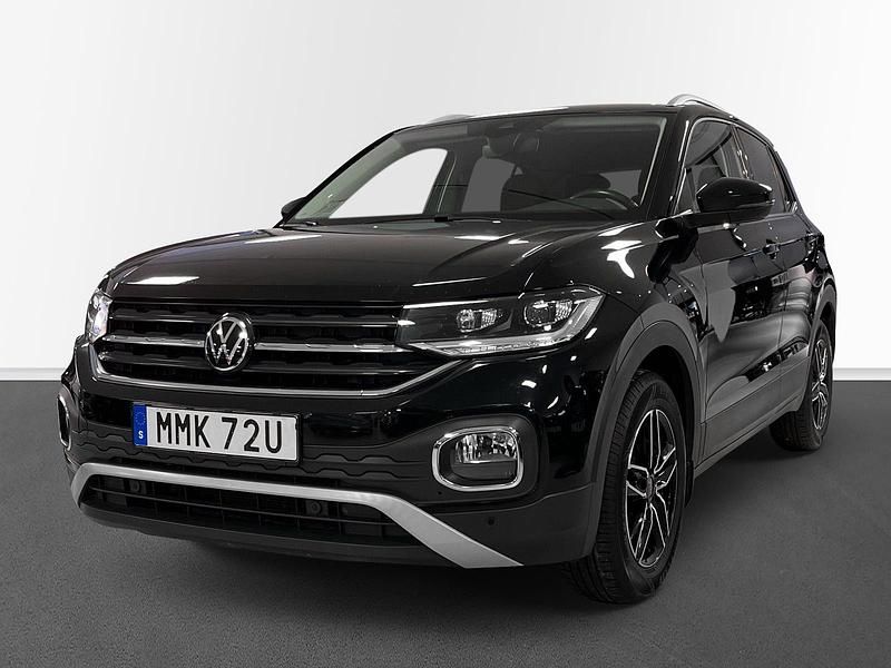 Svart Begagnad 2021 VW T-Cross SUV | 219 500 kr (Marknadspris) - Bild 1/4