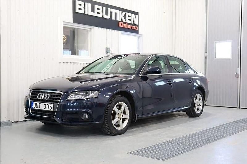 Blå Begagnad 2008 Audi A4 Sedan | 59 500 kr (Marknadspris) - Bild 1/4