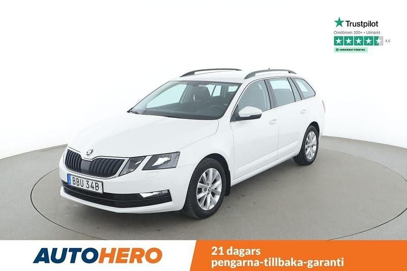 Vit Begagnad 2020 Skoda Octavia Ambition Kombi | 179 000 kr (Bra pris) - Bild 1/4