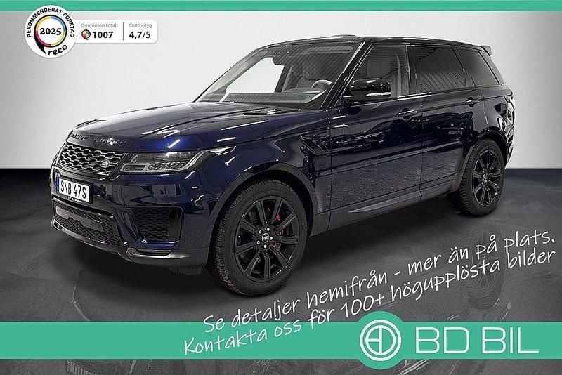 Blå Begagnad 2020 Land Rover Range Rover Sport SUV | 439 800 kr (Bra pris) - Bild 1/3