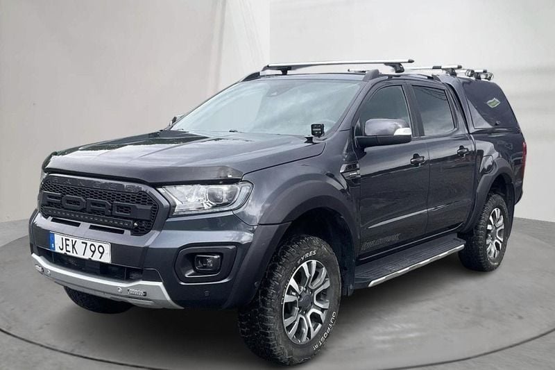 Grå Begagnad 2021 Ford Ranger Wildtrack Pickup | 429 000 kr - Bild 1/4