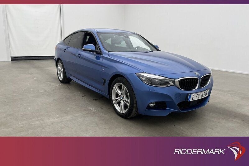 Blå Begagnad 2018 BMW 330 M Sport Halvkombi | 259 800 kr (Marknadspris) - Bild 1/3