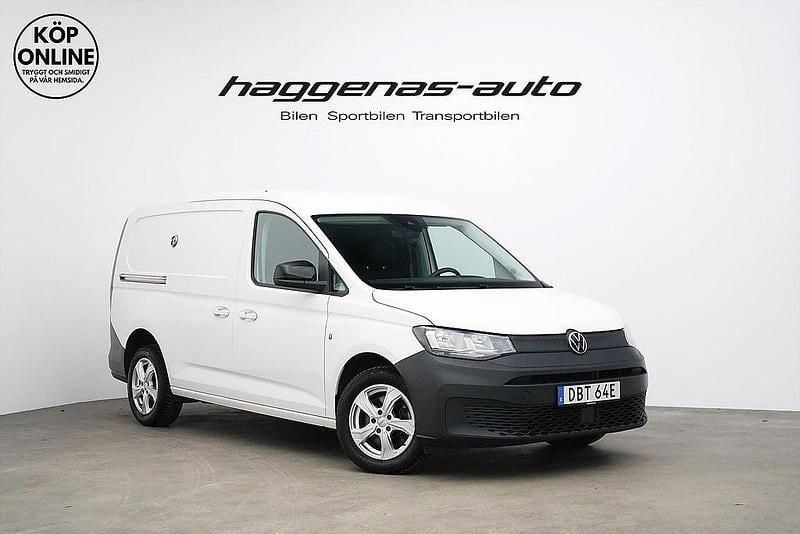 Vit Begagnad 2021 VW Caddy Maxi Minibuss | 229 000 kr (Lite dyr) - Bild 1/4
