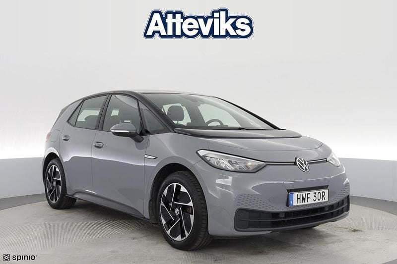 Begagnad VW ID.3 Pro Performance 152 kW (207 HK) 2022 Grå Halvkombi