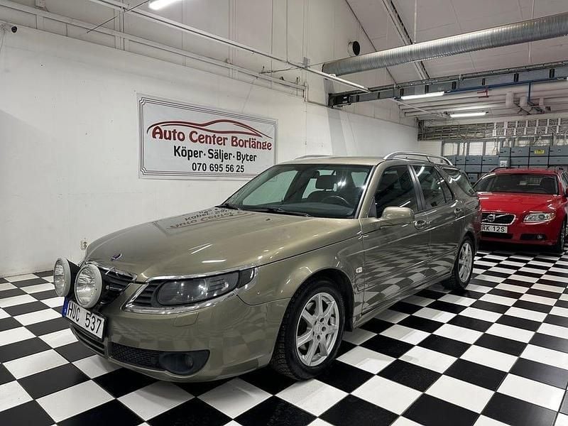 Grön Begagnad 2008 Saab 9-5 Vector Kombi | 32 900 kr (Marknadspris) - Bild 1/4