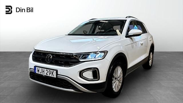 Vit (pure white) Begagnad 2022 VW T-Roc Life SUV | 244 900 kr (Bra pris) - Bild 1/4
