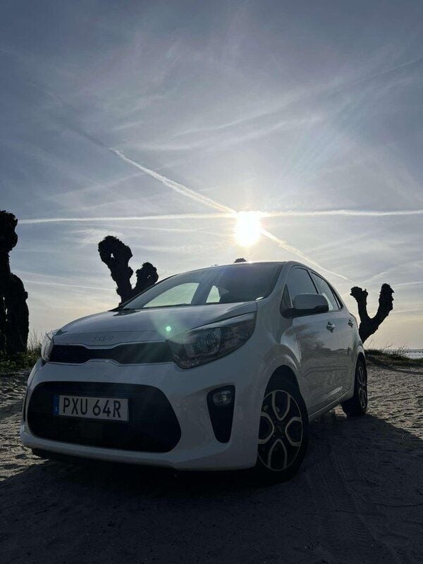 Vit Begagnad 2022 Kia Picanto Advance Halvkombi | 135 000 kr (Marknadspris) - Bild 1/4