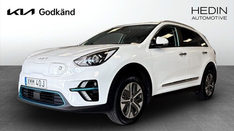 Vit (white) Begagnad 2022 Kia e-Niro Advance SUV | 259 900 kr (Bra pris) - Bild 1/4
