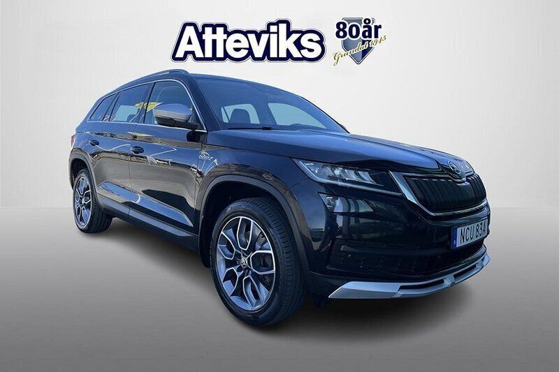 Svart Begagnad 2019 Skoda Kodiaq SUV | 269 900 kr (Lite dyr) - Bild 1/4